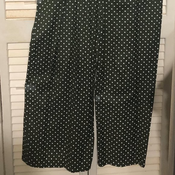 ADLIB Olive & White Women's Jumpsuit Size 5 Pre-Owned - Picture 2 of 4